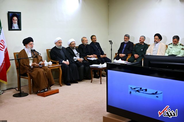 رهبر معظم انقلاب در دیدار روسای قوا و برخی مسئولان:در این غم با مردم دلاور و مرزبانان دلیر استان کرمانشاه شریک هستیم رهبر معظم انقلاب در دیدار روسای قوا و برخی مسئولان:در این غم با مردم دلاور و مرزبانان دلیر استان کرمانشاه شریک هستیم