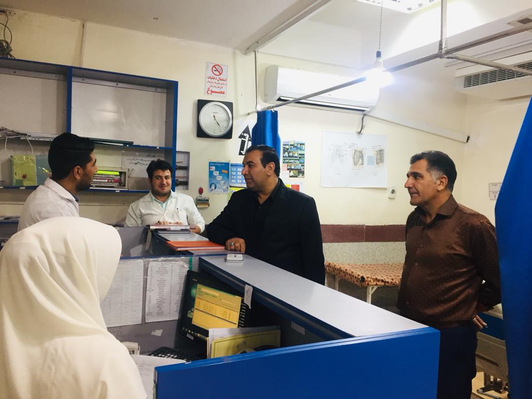 بازدید فرماندار کهنوج از بیمارستان ۱۲ فروردین/تصویر بازدید فرماندار کهنوج از بیمارستان ۱۲ فروردین/تصویر