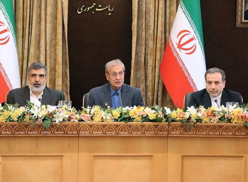 تصمیمات جدید ایران برای درباره کاهش تعهدات برجامی / سخنگوی دولت: از امروز بالای ۳.۶۷ درصد غنیسازی میکنیم تصمیمات جدید ایران برای درباره کاهش تعهدات برجامی / سخنگوی دولت: از امروز بالای ۳.۶۷ درصد غنیسازی میکنیم