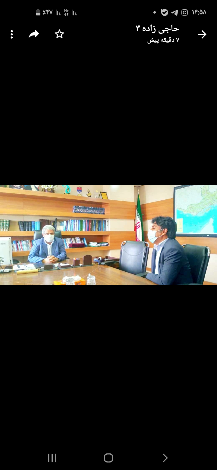 دیدار مدیرمسوول صبح مکران با معاونت سیاسی ،امنیتی واجتماعی استاتداری هرمزگان