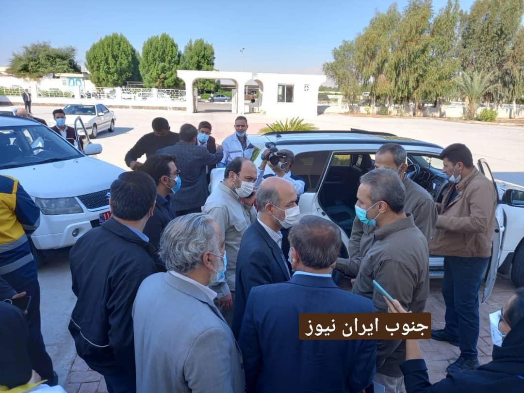 وزیر نیرو وارد هرمزگان شد وزیر نیرو وارد هرمزگان شد