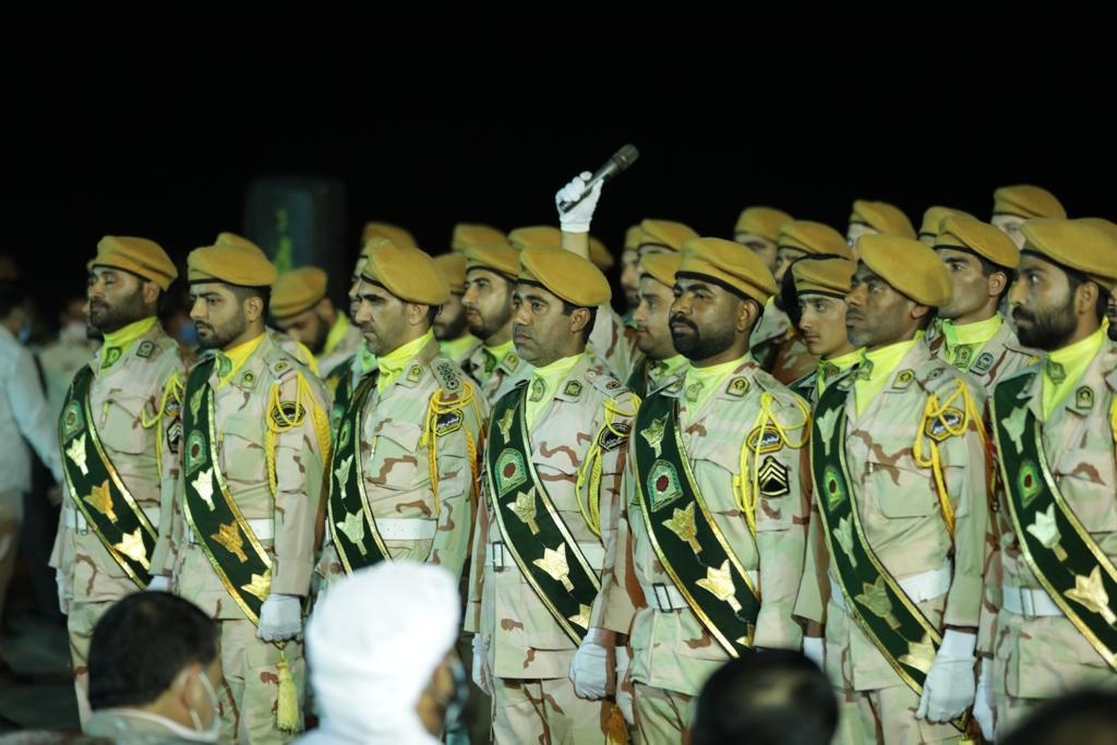گرامیداشت و تجلیل باشکوه از ۳۹ شهید مرزبانی هرمزگان در بندر کوهستک