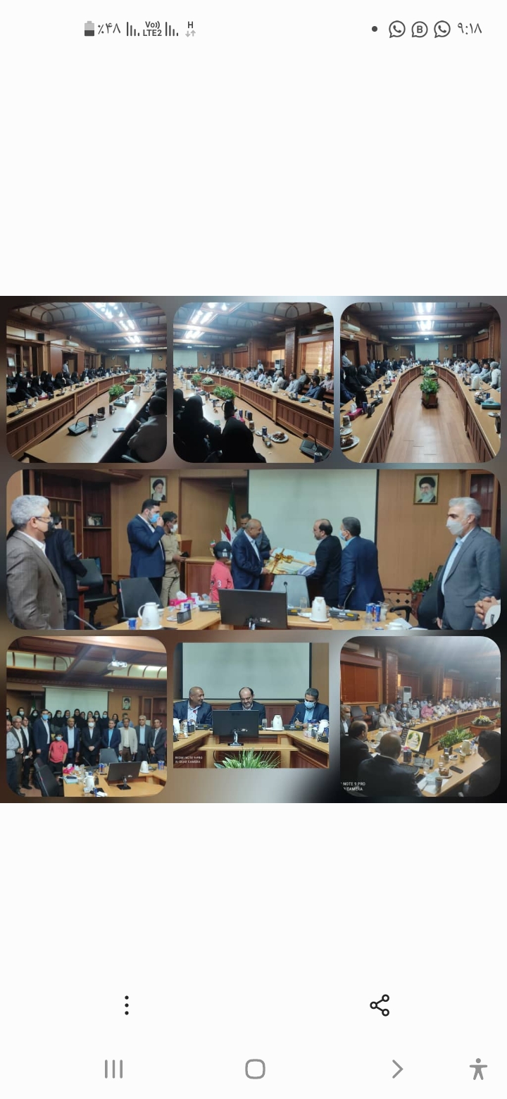 تودیع ومعارفه رئیس سازمان مدیریت