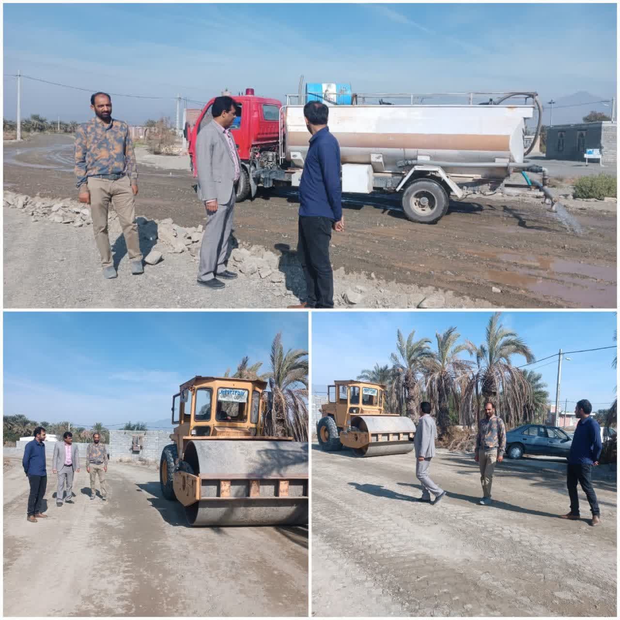بازدید بخشدار چاه مرید از زیر سازی و آبکوب معابر روستاهای چاه زیارت مرکزی و چاه زیارت یک بازدید بخشدار چاه مرید از زیر سازی و آبکوب معابر روستاهای چاه زیارت مرکزی و چاه زیارت یک