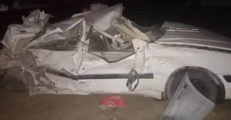 دو فوتی در اثر واژگونی ماشین در تمگران قلعه گنج