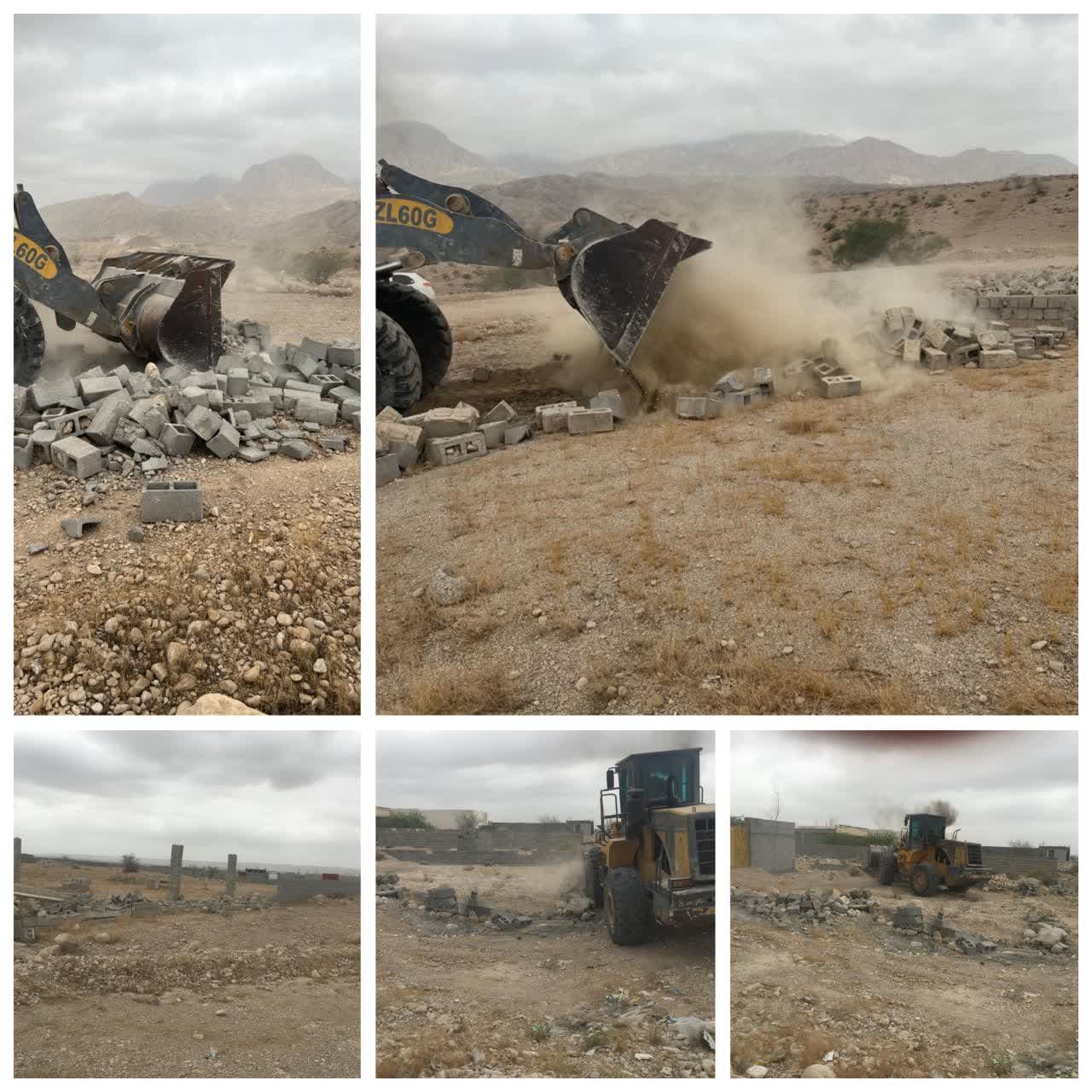رفع تصرف اراضی ملی در بخش مرکزی شهرستان بندرعباس رفع تصرف اراضی ملی در بخش مرکزی شهرستان بندرعباس