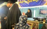 نمایشگاه مشاغل خانگی و غرفه سلامت بسیج جامعه پزشکی در جاسک