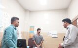 بازدید حراست شبکه بهداشت و درمان منوجان از مرکز خدمات جامع سلامت نودژ