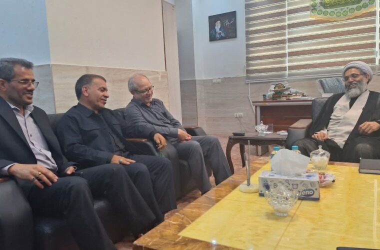 گفت‌وگوی مدیرکل بنیاد شهید هرمزگان با مسئولان قشم درباره مسائل جامعه ایثارگری