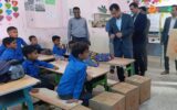 ۲ هزار بسته لوازم‌التحریر میان دانش‌آموزان میناب توزیع شد
