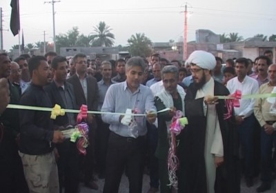 افتتاح مسجد در روستای کنارترش بخش بندزرک میناب