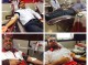 اهدای خون توسط مدیرعامل و کارکنان جمعیت هلال احمر به مناسبت هفته اهدا خون
