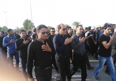 مراسم عزاداری تاسوعای حسینی (علیه‌السلام) در نودژ +تصاویر