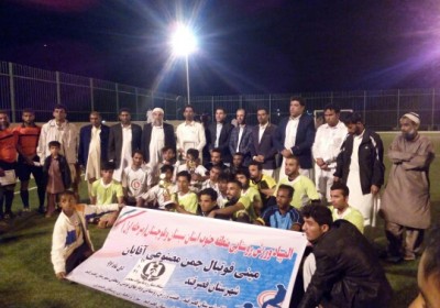 فینال مسابقات مینی فوتبال روستایی منطقه ۳ جنوب استان برگزار شد