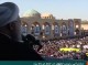 تلاش عده‌ای برای اخلال در سخنرانی رئیس جمهور در یزد / واکنش روحانی به شعارها: صدای شما مردم، صدای این چند نفر نیست