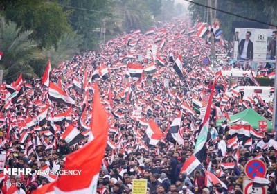 بازتاب تظاهرات میلیونی مردم عراق در رسانه های جهان