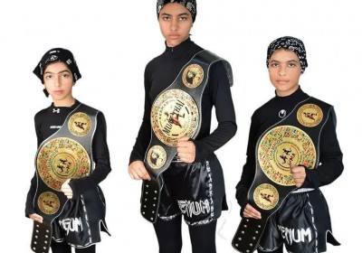 عملکرد درخشان دختران کهنوجی در مسابقات کشوری موی تای جنوب شرق به میزبانی استان کرمان