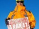 صعود احمد کرمیان کوهنورد قلعه گنجی به قله ارارات بام کشور ترکیه