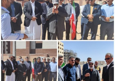 با حضور استاندار سیستان و بلوچستان: عملیات اجرایی ۷ پروژه روبنایی در سایت های نهضت ملی مسکن زاهدان آغاز شد