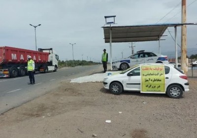 توقیف بیش از ۵۰۰ خودرو به صورت ساعتی و روزانه در محورهای جنوب استان کرمان