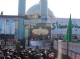 حضور ایت الله خاتمی در جمع عزاداران شهرستان منوجان